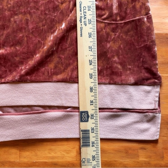 Betsey Johnson Crushed Velvet Hoodie Dress – Size Small - Picture 10 of 16